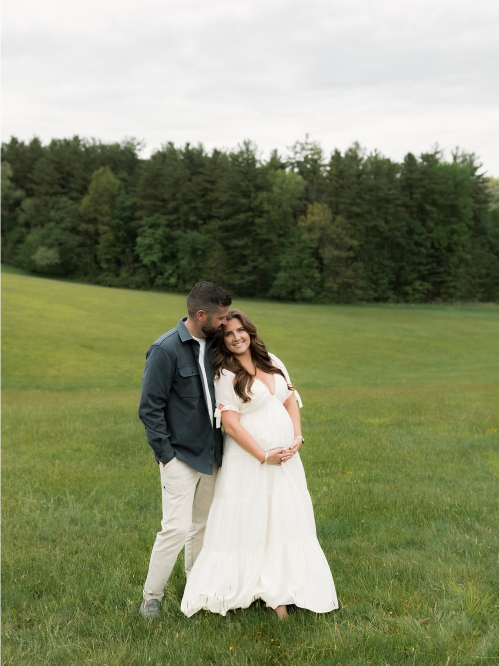 Grayson Maxi Dress in Cream - Bump Friendly - Picture 7 of 8
